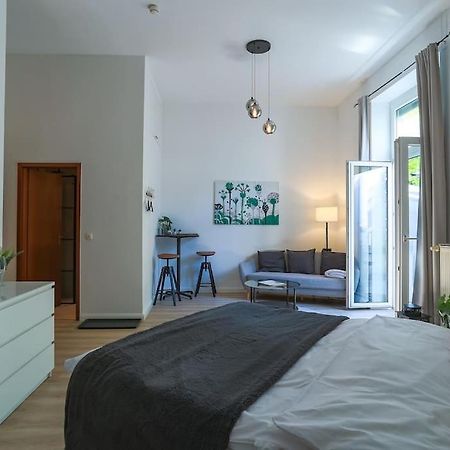 Charmanter Altbau mit Terrasse am Stadtpark Bad Nauheim Exterior foto